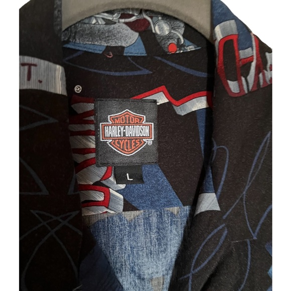 🔥🔥🔥Harley Davidson Graphic Blouse - Picture 4 of 8